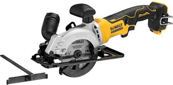 Actual product image DeWalt DCS571P2 Portable Circular Saw 115 mm 2x XR 18V 5Ah T-STAK II Black Yellow