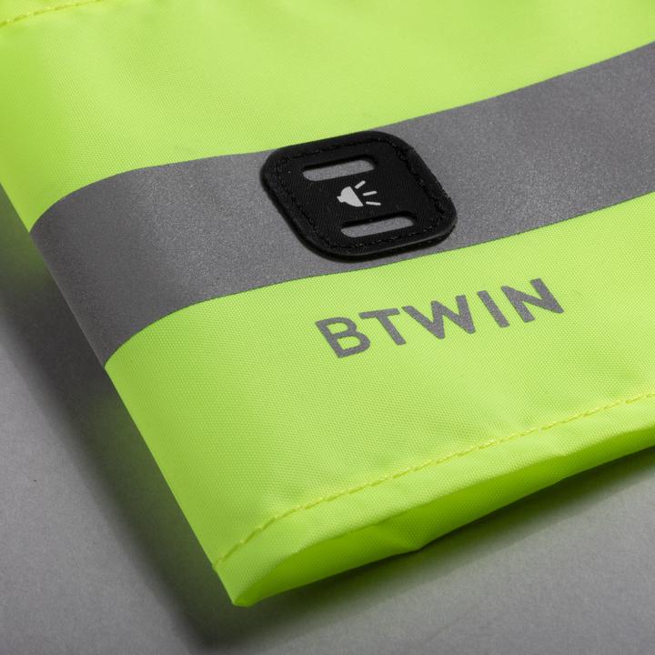 Actual product image Btwin Reflective tape for rucksack polyester