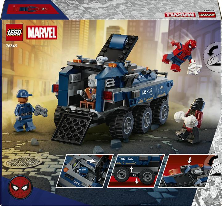 Produktbild LEGO Spider-Man Jagt den Gefängnistransporter (76349, LEGO Marvel)