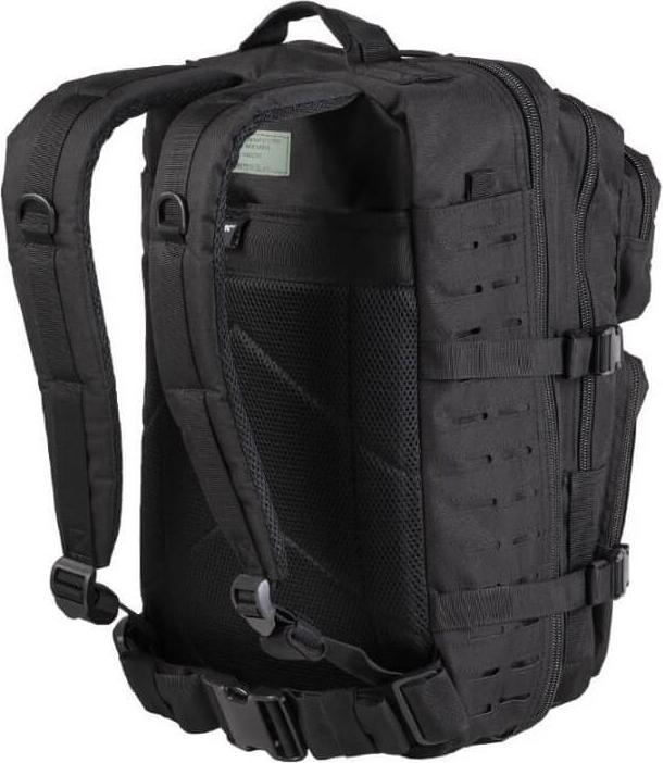 Actual product image Mil-tec US Assault Backpack L Laser Cut, black (36 l)