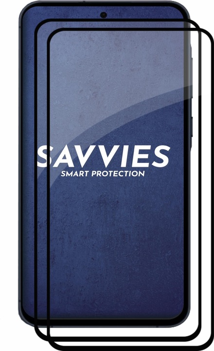 Produktbild Savvies Full-Screen Displayschutz Panzerglas Schutzglas (2 Stück, Samsung Galaxy A55)