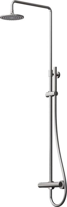 Steinberg Série 100 Système de douche, douche de pluie ronde, douchette à main, 10027212BGM, 10027212BGM