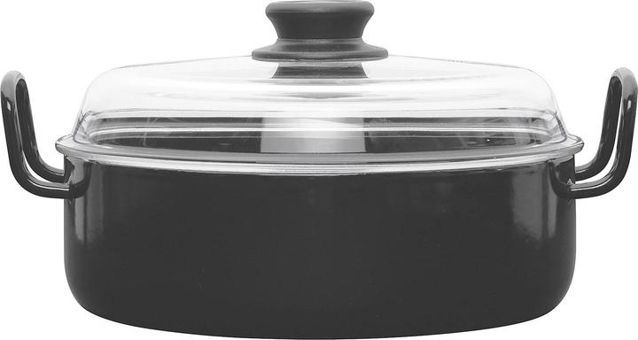 Actual product image Riess Braising pan 'Grandma's (Casserole + Stewpot, Enamel, Steel, 24 x 7 cm)