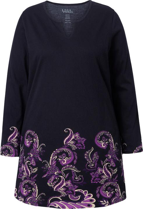 Produktbild Ulla Popken Longshirt, A-Linie, Tunika-Ausschnitt, Langarm (60)