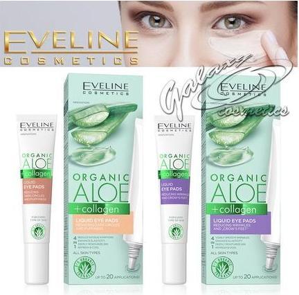 Produktbild Organic Aloe + Collagen Liquid Eye Pads 20Ml (Augenpflege Gel, 20 ml)