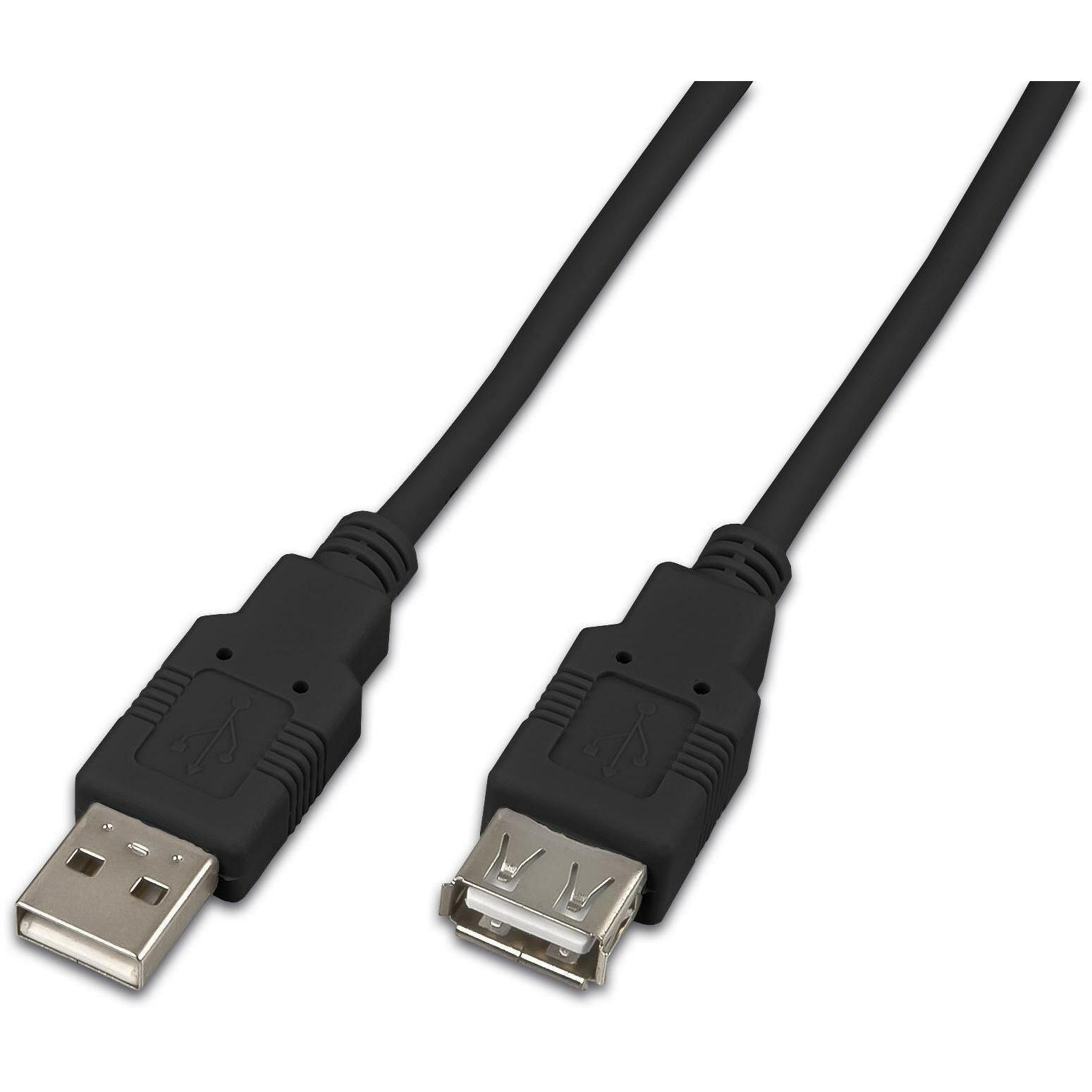 Wirewin USB 2.0-Verlängerungskabel: bis 480Mbps (0.50 m, USB 2.0), USB Kabel