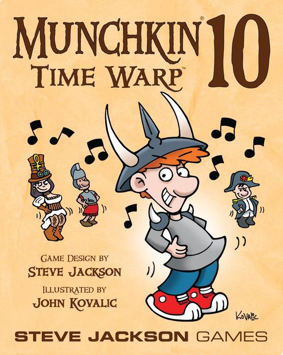 Immagine prodotto Espansione del gioco di carte Munchkin 10 Time Warp, edizione inglese, 3-6 giocatori, età 10+ S (Inglese, 3 - 6 Giocatori)