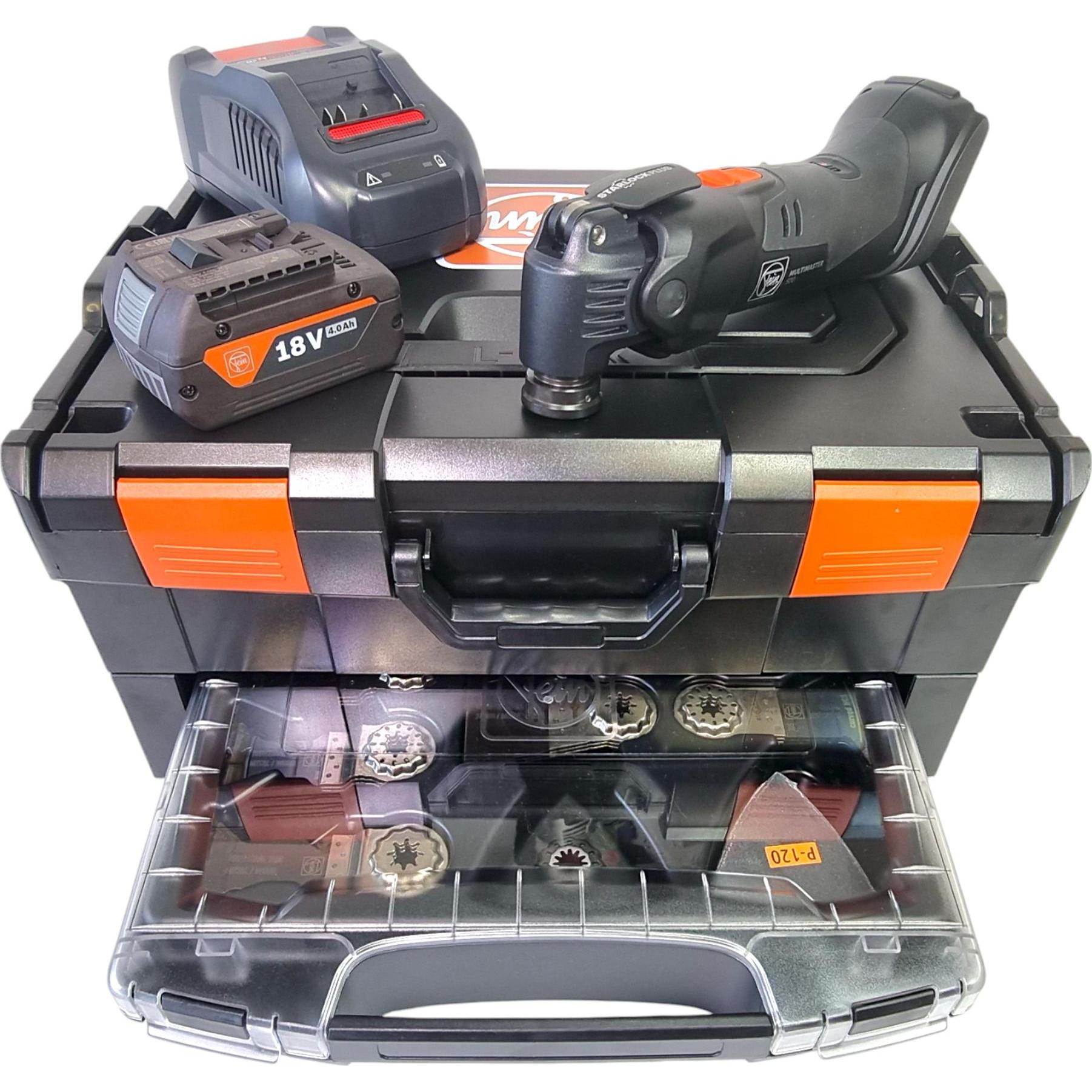 Thumbnail - Fein, Multifunktionswerkzeug, Multimaster AMM 500 Plus AS Akku Multifunktionswerkzeug 18 V Starlock Plus Black Edition +...