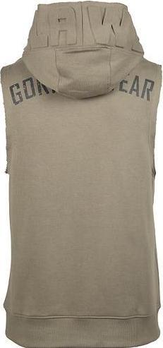 Immagine prodotto Gorilla Wear Marshall Sleeveless Hoodie - Olive (S)