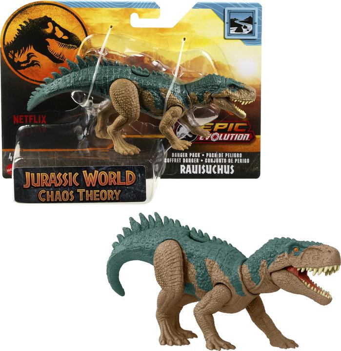 Actual product image Mattel JURASSIC WORLD DANGER PACK Rauisuchus