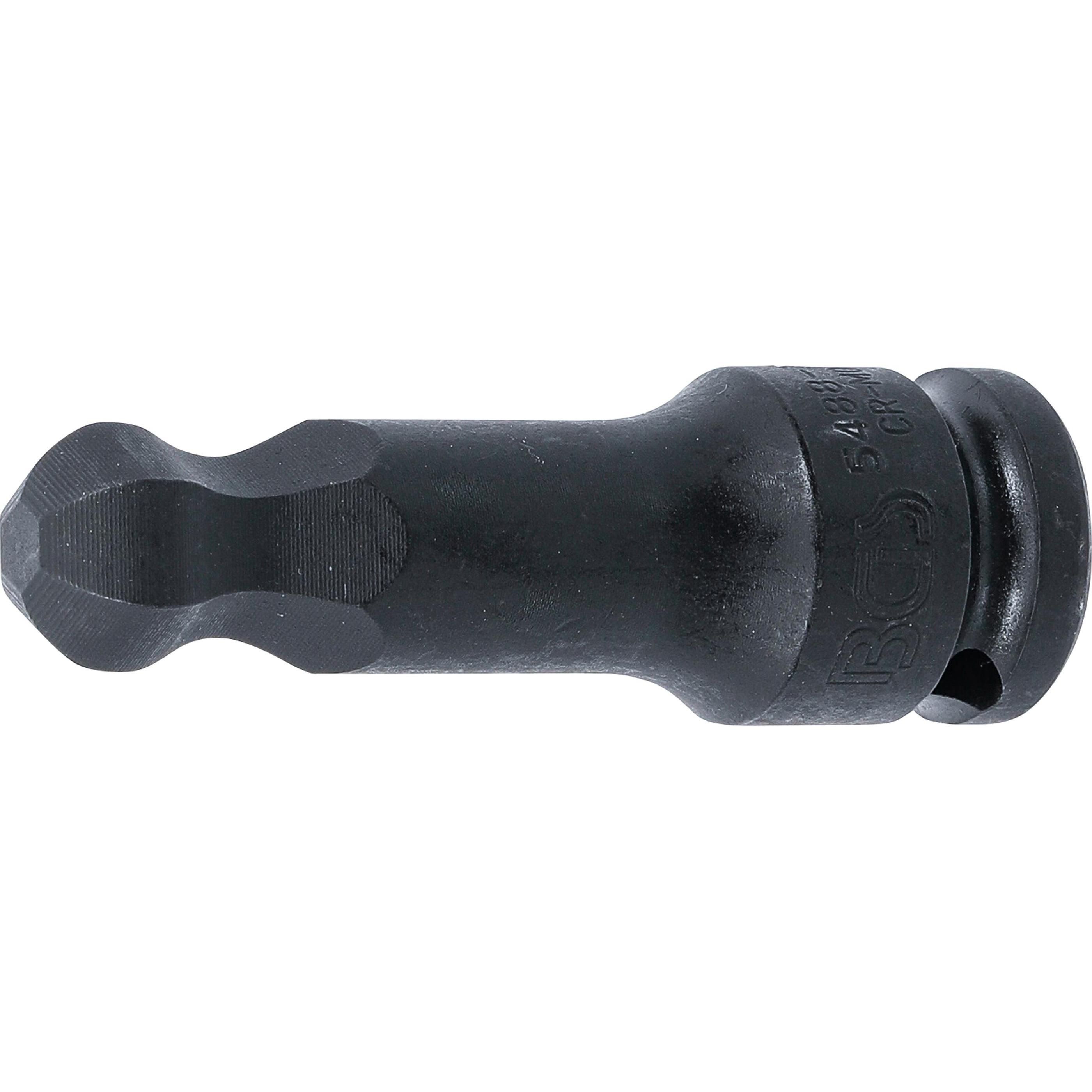 BGS, Bits, Kraft-Bit-Einsatz Länge 75 mm 12,5 mm (1/2") Innensechskant mit Kugelkopf 15 mm (12,5 mm)