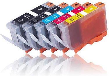 Produktbild Hermex Kompatible Tintenpatrone für Canon PIXMA MG5150 (C, M, Y, BK)