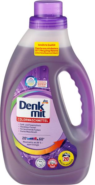 Actual product image dm Denkmit Colour detergent (20 Washing cycles, Liquid detergent)