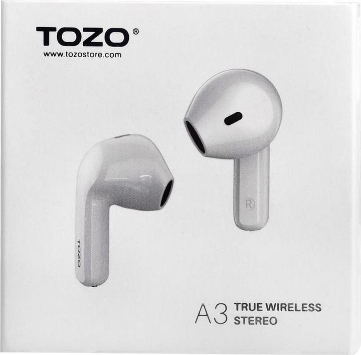 Produktbild Tozo Earbuds TWS A3 white (ANC, 22 h, Kabellos)
