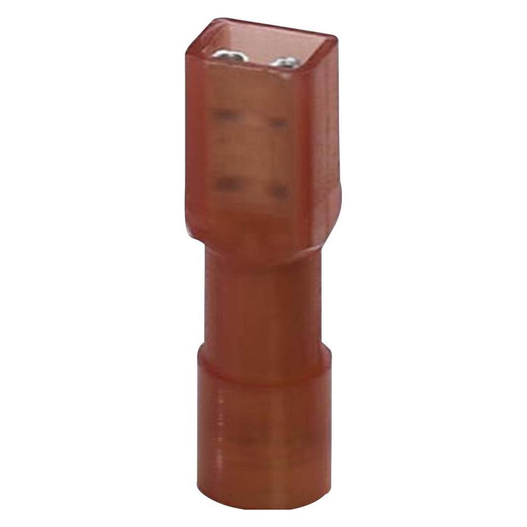 Phoenix Contact Flachsteckhülse Steckbreite: 6.3 mm Steckdicke: 0.8 mm 180 ° Vollisoliert Rot 3240538 50 St., Elektronikkabel + Stecker, Rot