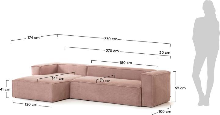 Actual product image Kave Home Blok (5-seater, Big sofa, Corner sofa)