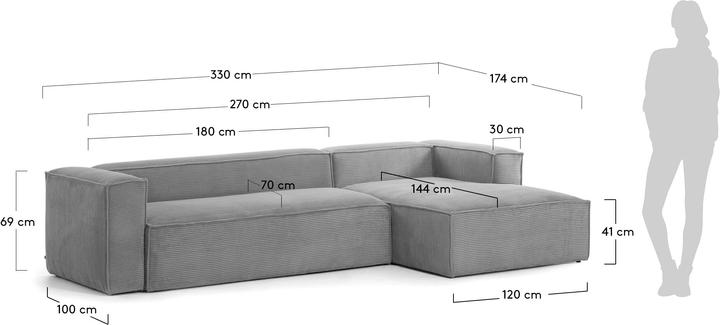 Produktbild Kave Home Blok (Ecksofa, Big Sofa)