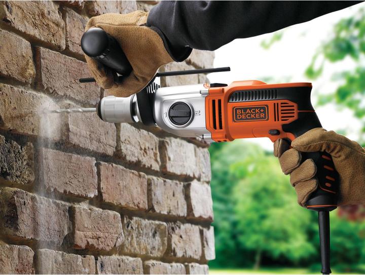 Actual product image Black & Decker Impact drill KR911K, 910 watt (Hammer drill driver)