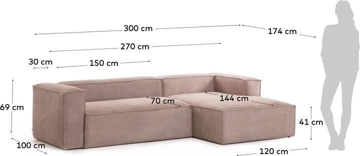 Actual product image Kave Home Blok (Corner sofa, 4-seater)