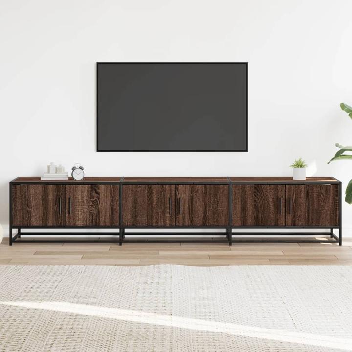 Produktbild VidaXL TV Schrank Lowboard Fernsehschrank Fernsehtisch Braun Eichen-Optik (210 x 35 x 41 cm)