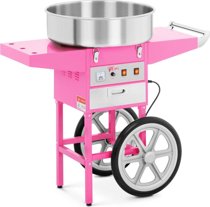 Image du produit Royal Catering RCZC-1200-W Machine à barbe à papa avec chariot