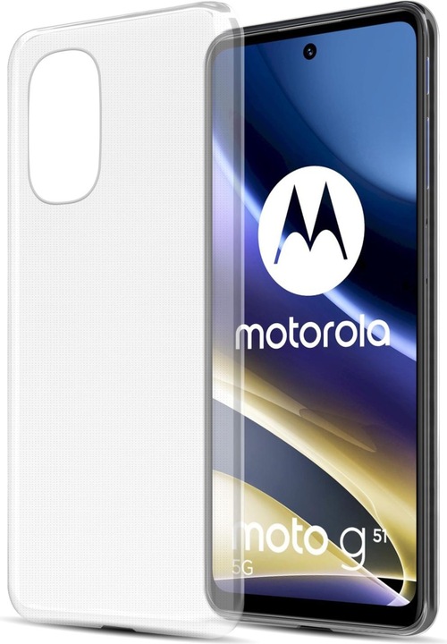Productafbeelding Cadorabo TPU Ultra Slanke AIR Cover (Motorola Moto G51 5G)