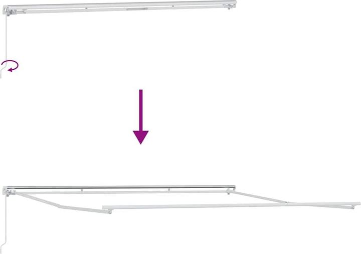 Produktbild vidaXL Markisenrahmen (3.50 m)