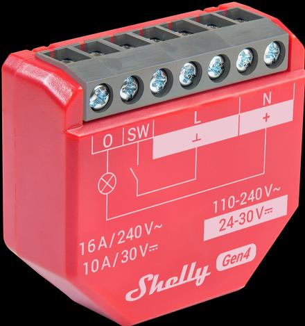 Image du produit Shelly 1PM Gen4 (Actionneur de commutation)