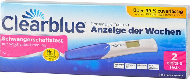 Produktbild Clearblue DIGITAL Schwangerschaftstest 2er (2 x)