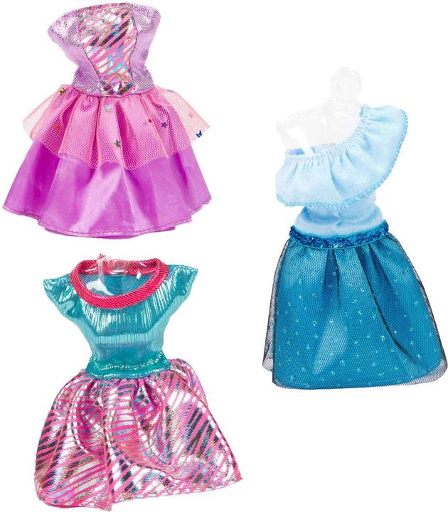 Actual product image Toi-Toys Lauren doll party with clothing set (3 sets)