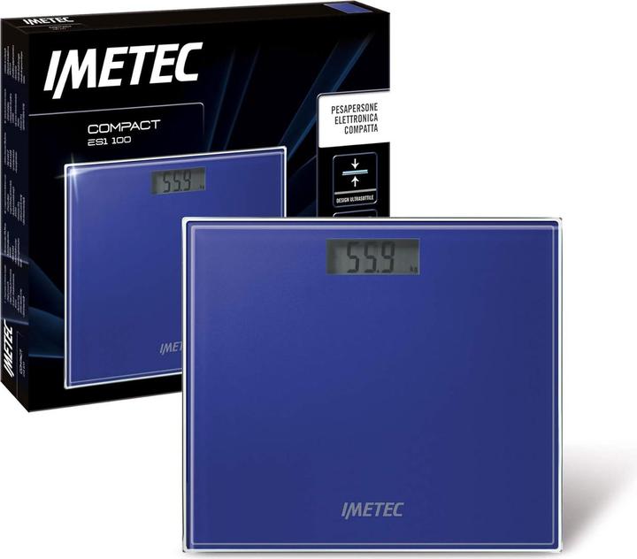 Actual product image Imetec ES1 100 Rectangle Blue Electronic personal scale (150 kg)