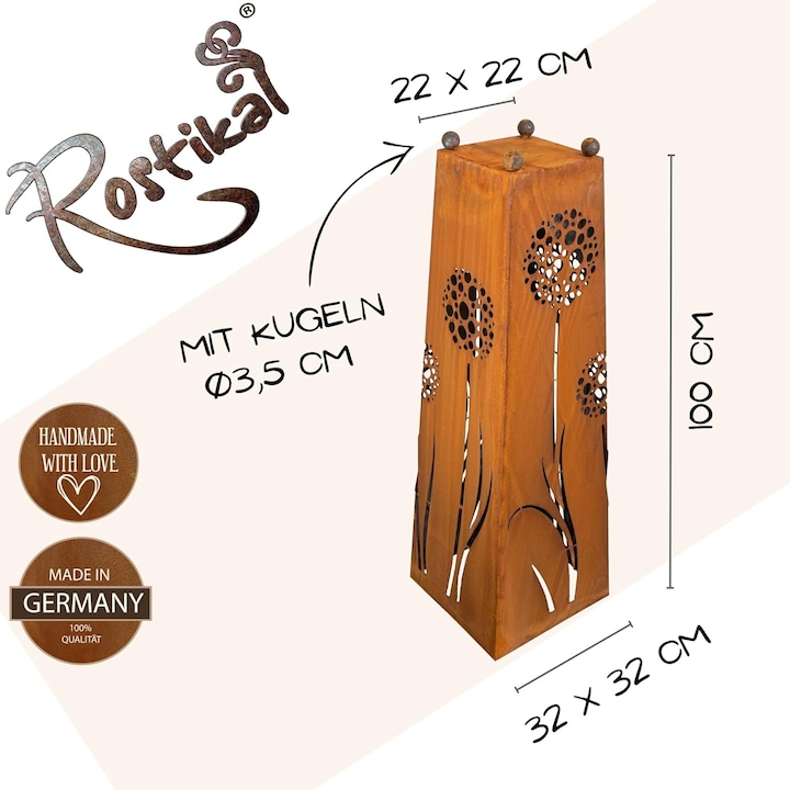 Produktbild ‎Rostikal Pflanzsäule "Pusteblume"