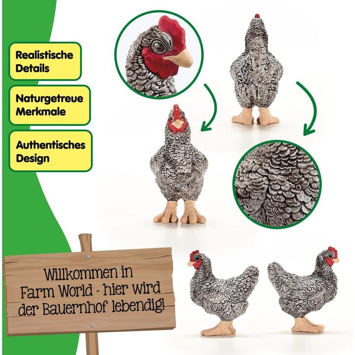 Image du produit Schleich Plymouth Rock Huhn