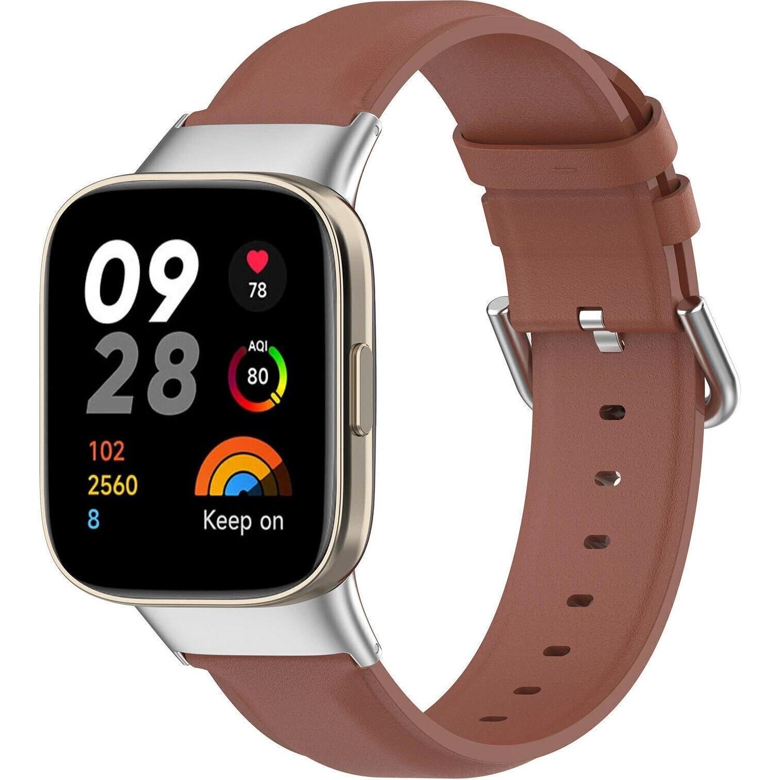 Strap-it Lederarmband (Leder), Uhrenarmband, Braun