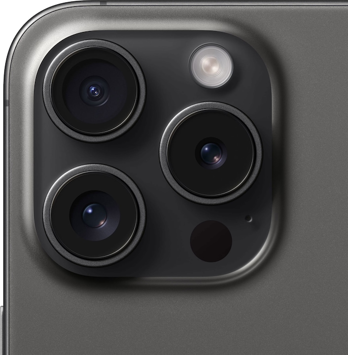 Produktbild Apple iPhone 15 Pro (512 GB, Black Titanium, 6.10", SIM + eSIM, 48 Mpx, 5G)