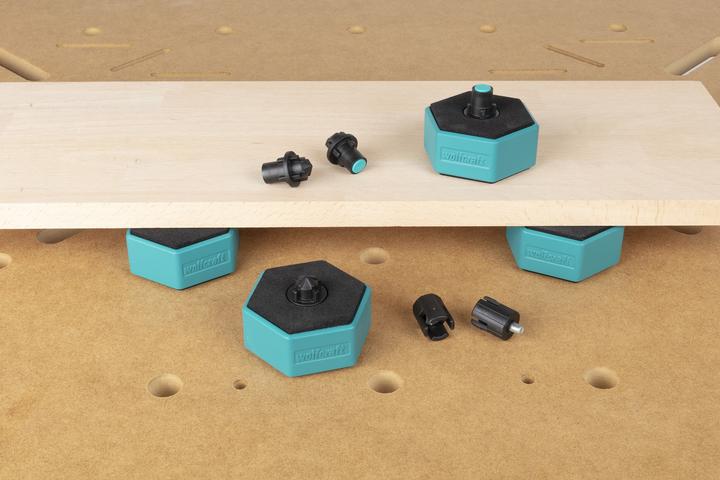 Productafbeelding wolfcraft 4 werkstuksteunen