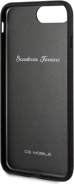 Produktbild Ferrari iPhone 7 Plus / 8 Plus – Scuderia Leder Case, Schwarz (Apple iPhone 6s Plus, Apple iPhone 6 Plus, Apple iPhone 7 Plus, Apple iPhone 8 Plus)