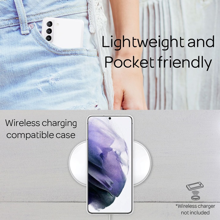 Actual product image Nalia Ultra Thin Hardcase (Samsung Galaxy S21+)