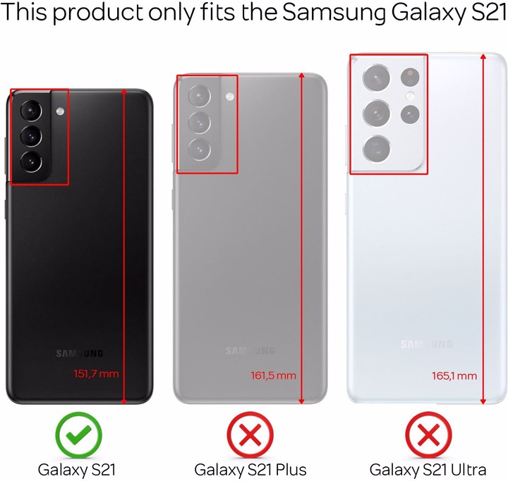 Actual product image Nalia Ultra Thin Hardcase (Samsung Galaxy S21)