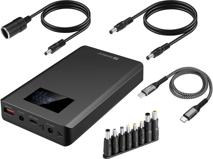 Actual product image Sandberg Laptop Powerbank 20000 PD100W (20000 mAh, 100 W, 74 Wh)