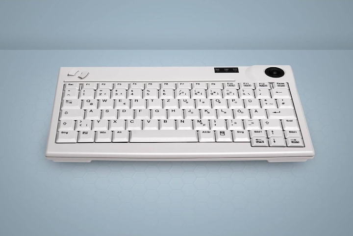 Immagine prodotto Active Key Industria 4.0 Mini tastiera Trackball USB Grigio chiaro (DE, Cablato)