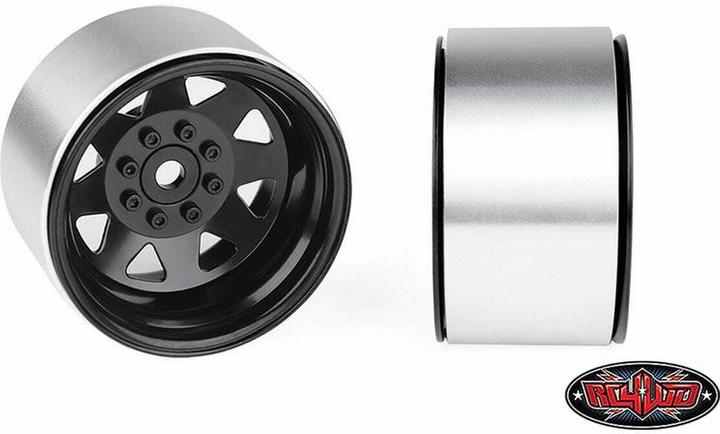 Image du produit Rc4Wd Jantes 8 Lug Deep Dish Wagon 1.9 Noir 4 pièces