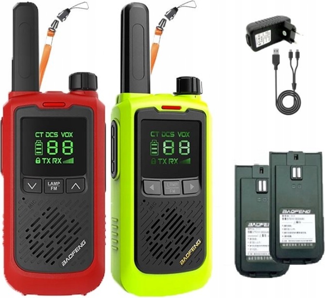 Actual product image Baofeng Walkie-Talkie BF-T17 Black (10 km)