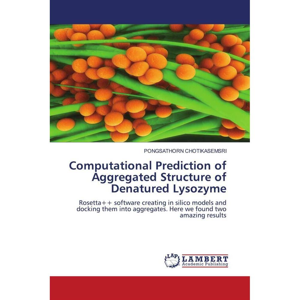 Computational Prediction of Aggregated Structure of Denatured Lysozyme, Fachbücher