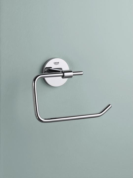 Immagine prodotto Grohe Porta rotolo di carta igienica Start QuickFix, senza coperchio, adesivo, cromato