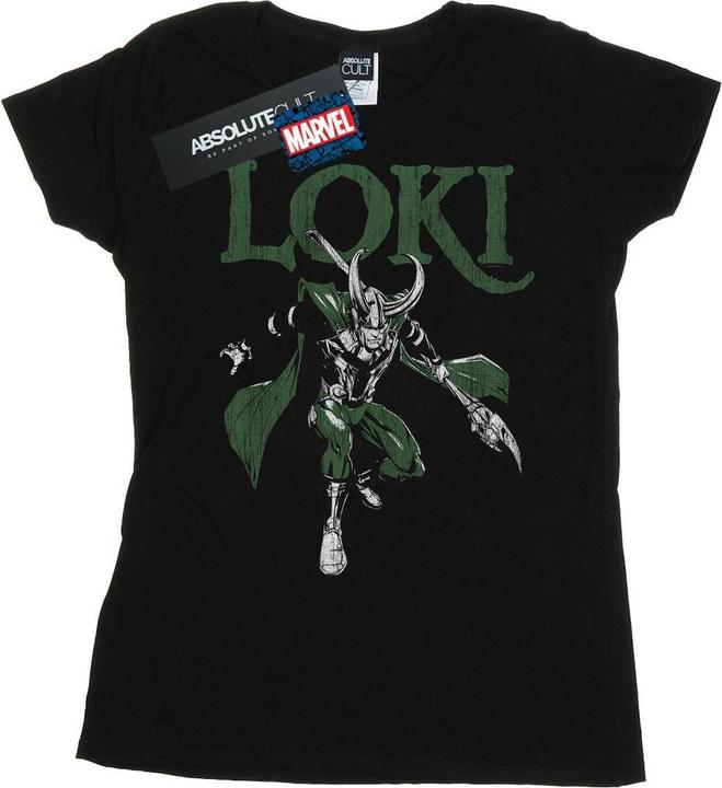 Actual product image Womens/Ladies Loki Scepter Cotton T-Shirt (XL)