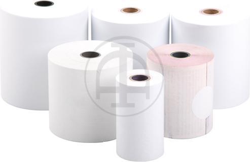 Bonrollen THERMOROLLE 80x77x12mm WEISS BPA-FREI Laenge ca, 70m