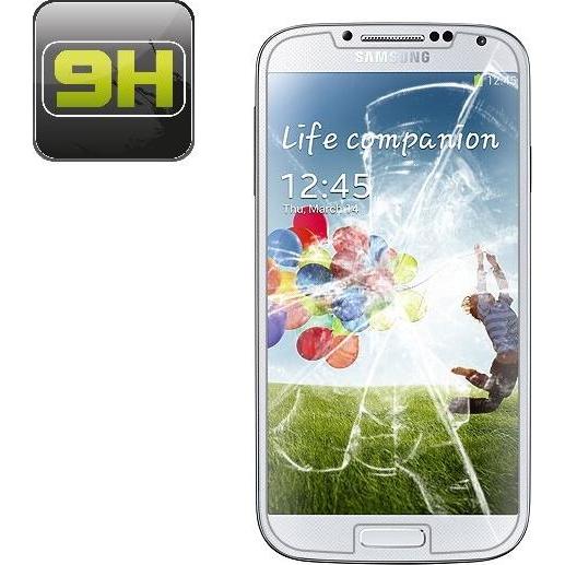 Protectorking 4x echtes Tempered 9H Panzerhartglas 3D KLAR (4 Stück, Samsung Galaxy S4), Smartphone Schutzfolie