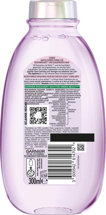 Produktbild Garnier Wahre Schätze Reiswasser (300 ml, Flüssiges Shampoo)