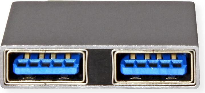 Produktbild Roline USB3.2Gen2 Adapter, 10Gbit/s, 2xC(ST) - 2x A(BU), 3A (USB 3.2 Gen 2)